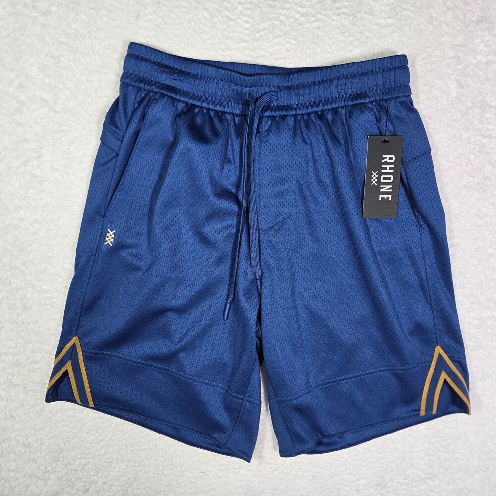 $88 RHONE Set Sail Blue 9" COURTSIDE Unlined Mens Small Standard Fit Shorts S